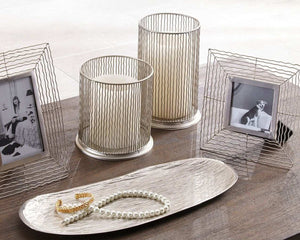 Dympna - Accessory Set (Set of 5) - Silver Finish - Best Buy Furniture
