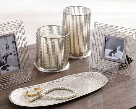 Dympna - Accessory Set (Set of 5) - Silver Finish - Best Buy Furniture