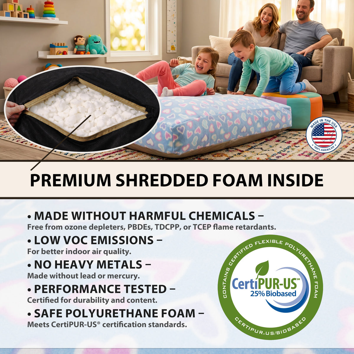 Sensory Crash Pad for Kids & Adults