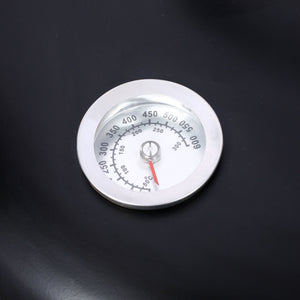 Portable Charcoal Smoker Grill For Outdoor Cooking - Black