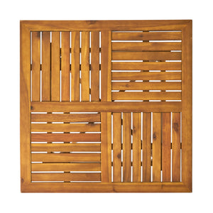 Outdoor Hermosa 5 Piece Wood Dining Set With Cushions - Teak / Beige