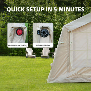 8 m² Inflatable Tents for Camping