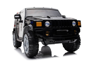 12V7A 30W*2 Four-Wheel Drive Seat One Button Start, Forward And Backward, High And Low Speed, Music, Front Light, Power Display, Two Doors Can Open, 2.4G R / C, Seat Belt Four Wheel Absorber