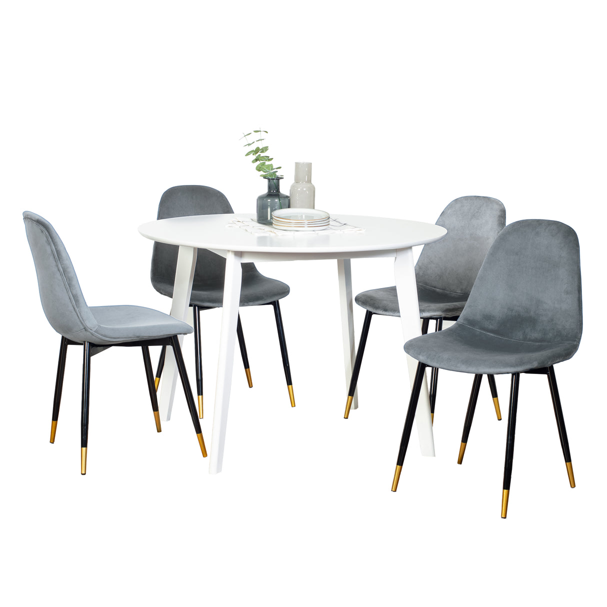 Lassan Contemporary 5-Piece Dining Set