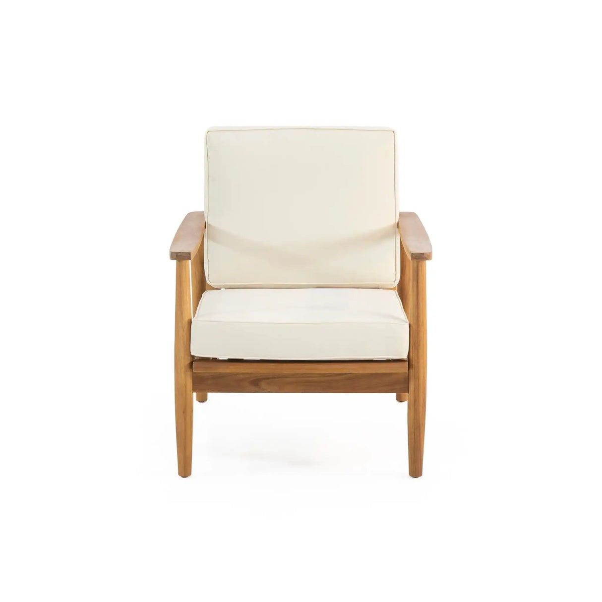 Emmry - Outdoor Acacia Wood Club Chair - Best Buy Furniture