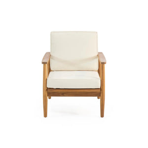 Emmry - Outdoor Acacia Wood Club Chair - Best Buy Furniture