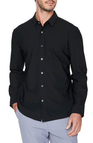 Young Americans Slim Fit Performance Shirt - Black