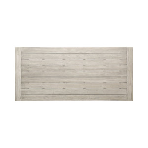 Equilibrium - Outdoor Dining Table With Wooden Frame And Slat Top