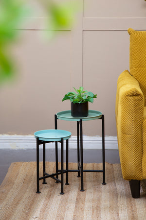 Set of 4 Multicolor Nesting Plant Stands