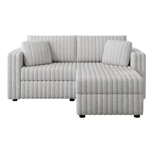 75.6" Soft Modular 2-Person Sofa with Hydraulic Lift