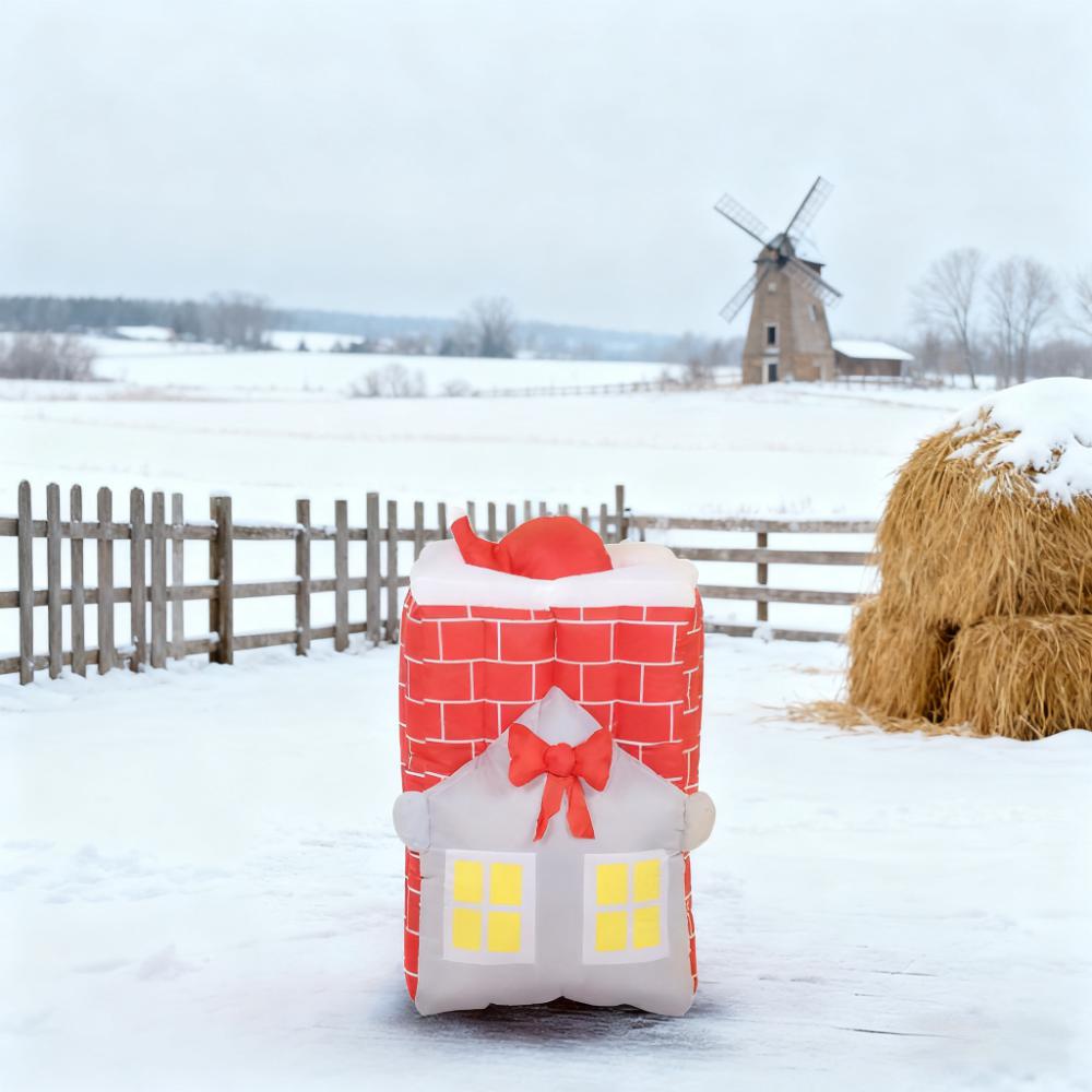 7FT Christmas Inflatable Santa Claus Figure