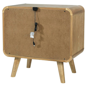 Winston - 2 Drawer Nightstand - Ash Brown
