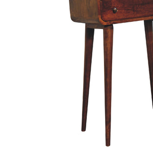 Solid Wood Chestnut Nordic Style Console Table