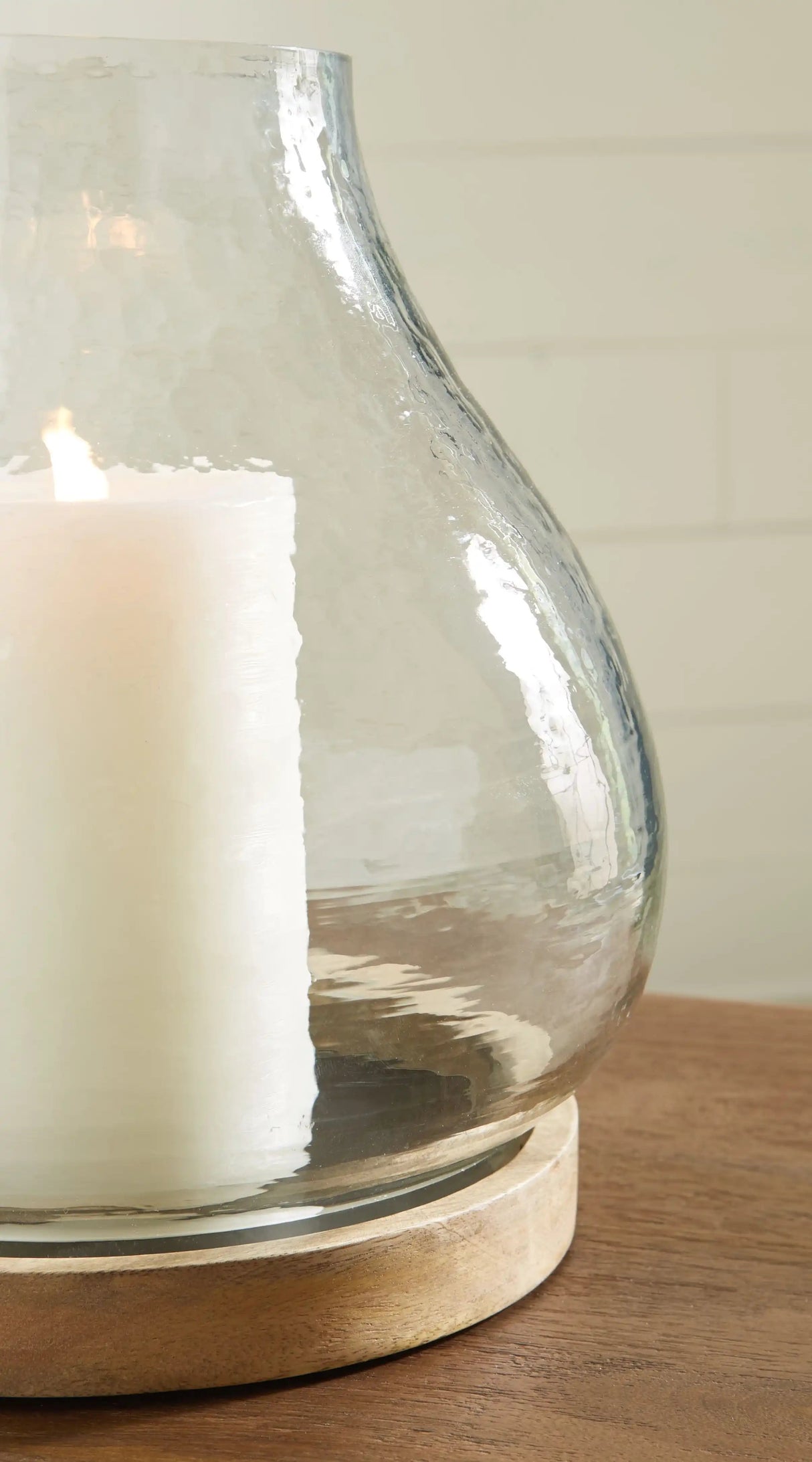 Adalisen - Candle Holder - Clear / Brown - Best Buy Furniture