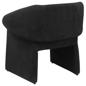 Mcdonald - Upholstered Sloped Arm Accent Chair - Black