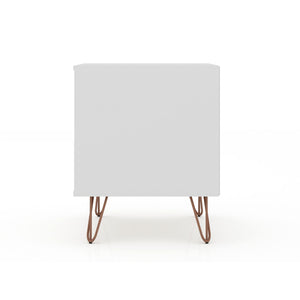 Rockefeller - Nightstand With 2 Drawers - White