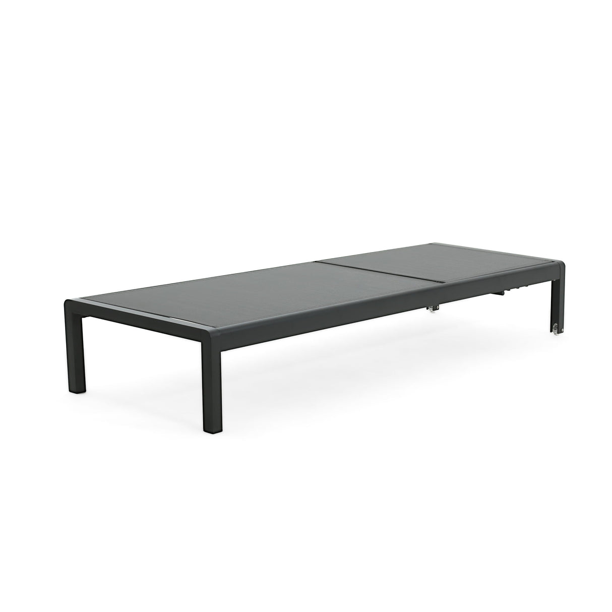 Outdoor Patio Chaise Lounge With 5 Reclining Positions