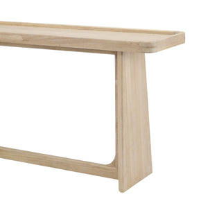 Farmhouse Console Table with Tray Top Design