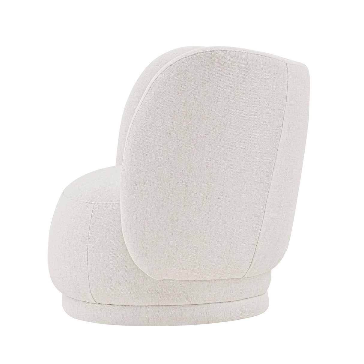 Weave - Accent Chair With Pillow, Comfortable Seating For Living Room - Cream
