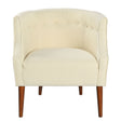 Contemporary Upholstered Club Chair With Button Tufting - Best Buy Furniture