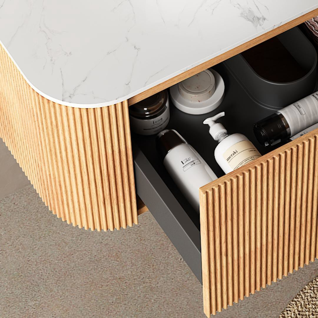 Dina 30'' Wall Mounted Cabinet with Carrara