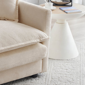 2-Piece Upholstered Sofa Set - Modern Sofa Couches Set