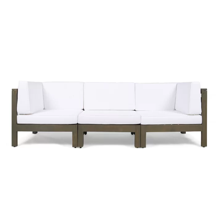 Brava X-Back 3 Seater Outdoor Sectional Sofa Set