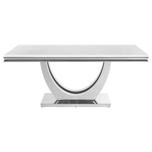 Kerw - 7 Piece Rectangular Dining Table Set - Gray