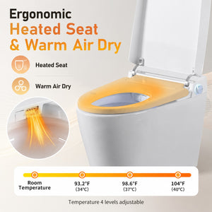 Smart Toilet With Bidet Built In