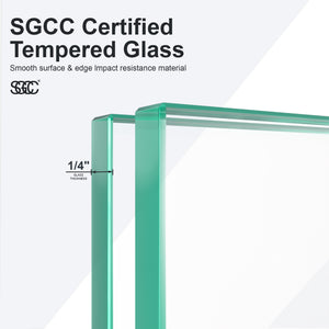 Semi-Frameless Double Sliding Shower Door