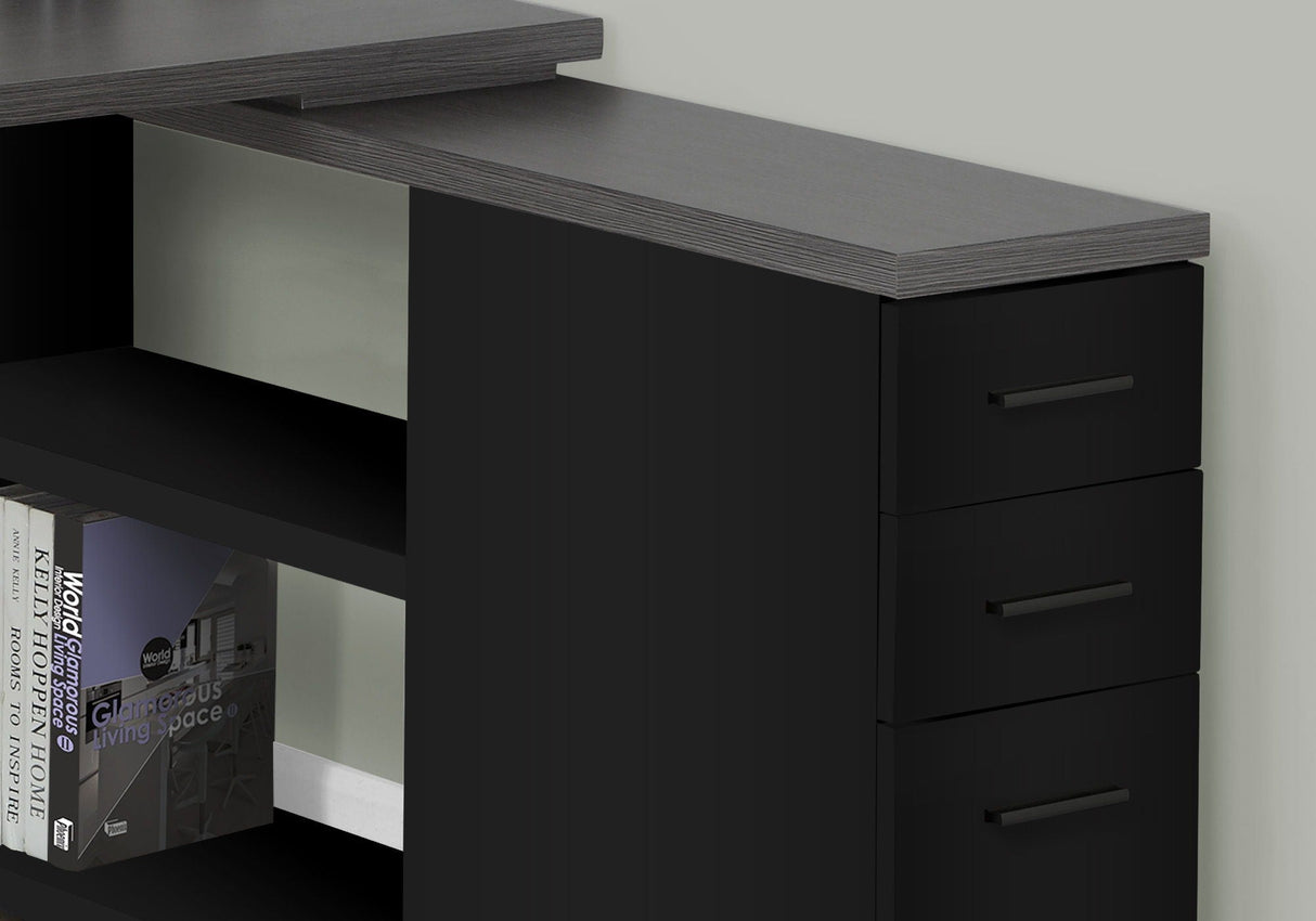 Computer Desk, Home Office, Corner, Left, Right Set - Up, Storage Drawers, L Shape, Laptop, And Contemporary & Modern - Best Buy Furniture