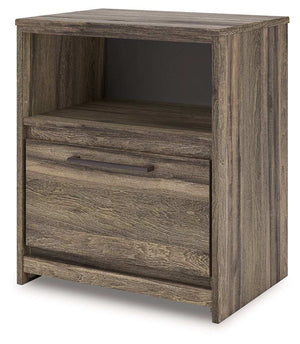 Elbrim - One Drawer Night Stand - Brown - Best Buy Furniture