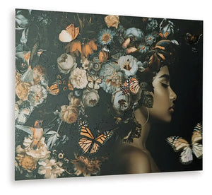 Valfer - Wall Art - Orange / Black / White - Best Buy Furniture
