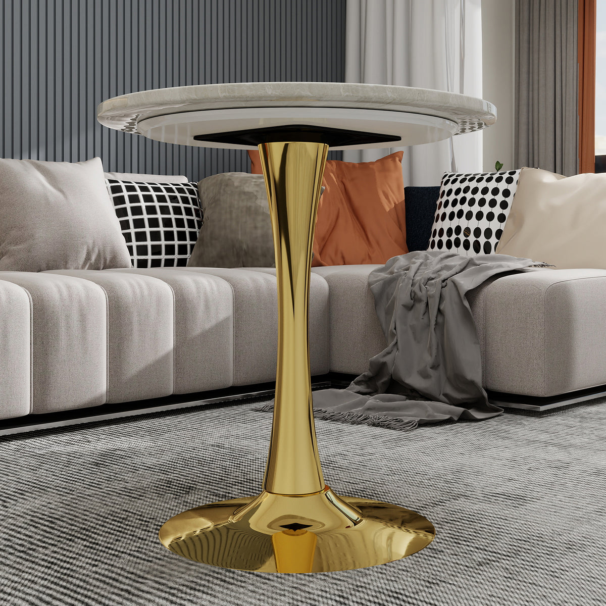 27.6-Inch Round Dining Table