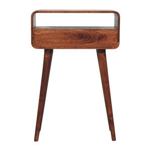 Solid Wood Curved Console Table