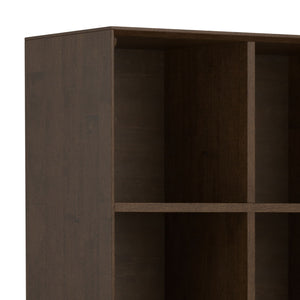 Banting - 9 Cube Bookcase With Drawers - Walnut Brown