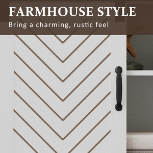 Farmhouse TV Stand for 65+ Inch TV