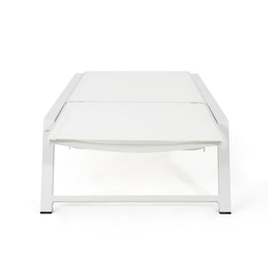 Myers - Chaise Lounge - White