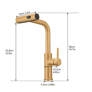 Kitchen Sink Faucet, Nickel