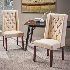 Sophisticated Tufted Dining Chair With High Back Design - Best Buy Furniture