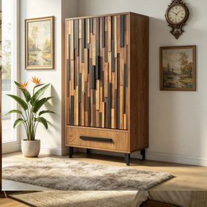 60" Tall Storage Cabinet with Drawer