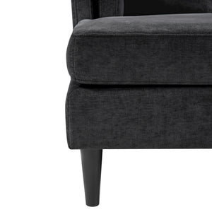 Chaise Lounge Sofa Bed With Dual Layer Armrests For Living Room