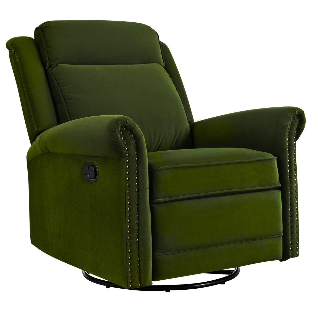 360 Degrees Swivel Recliner Manual Rocking Recliner Home With Adjustable Backrest