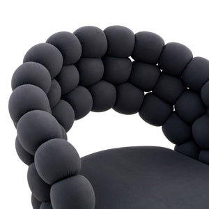 Puffy Bubble, Ball Chain Chairs For Dining Room (Set of 2)