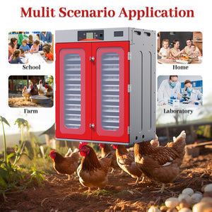 1000-Egg Commercial Cabinet Incubator – Digital Poultry Hatcher