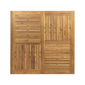 9-Piece Acacia Wood Outdoor Dining Set