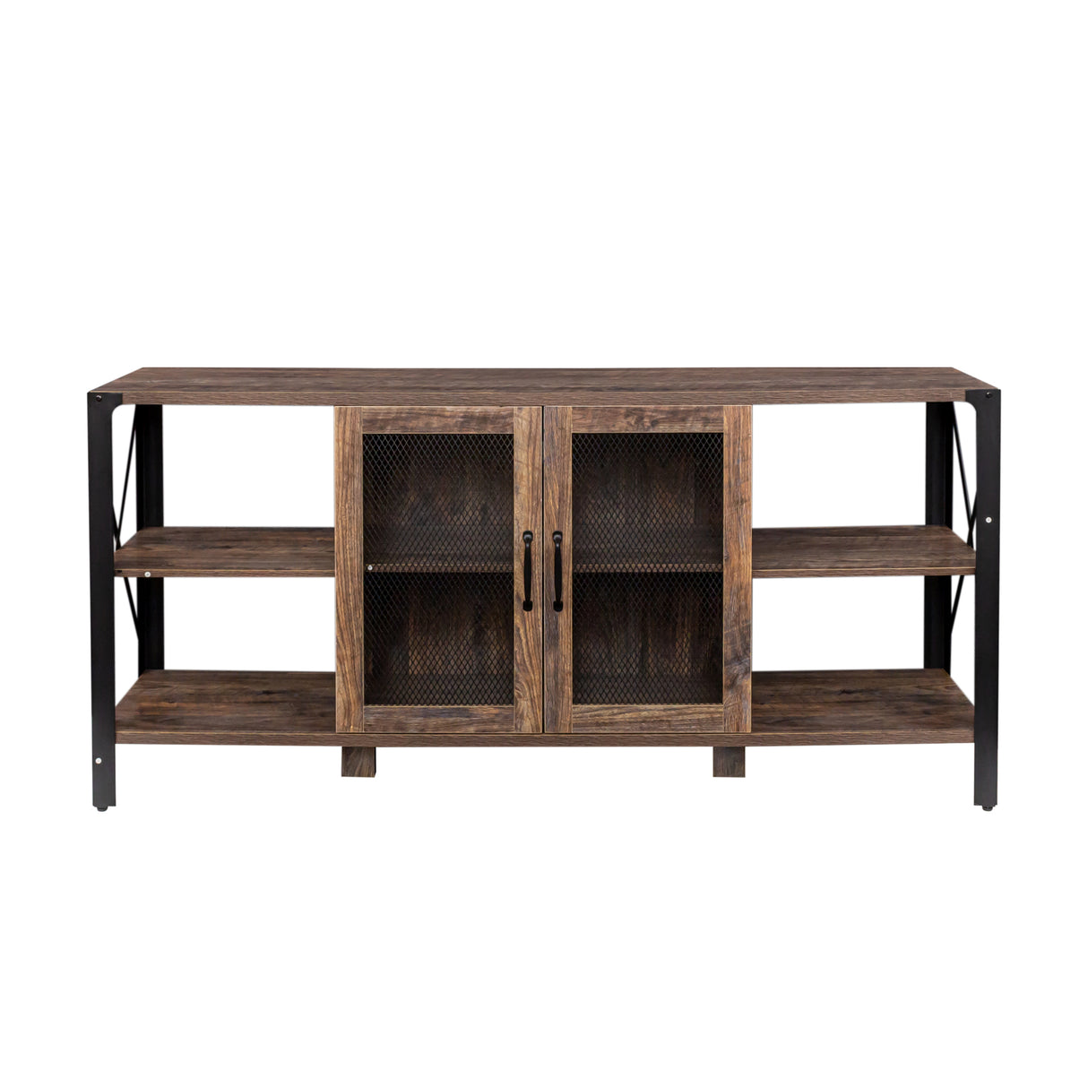 Industrial 80 Inch TV Stand for Living Room & Bedroom