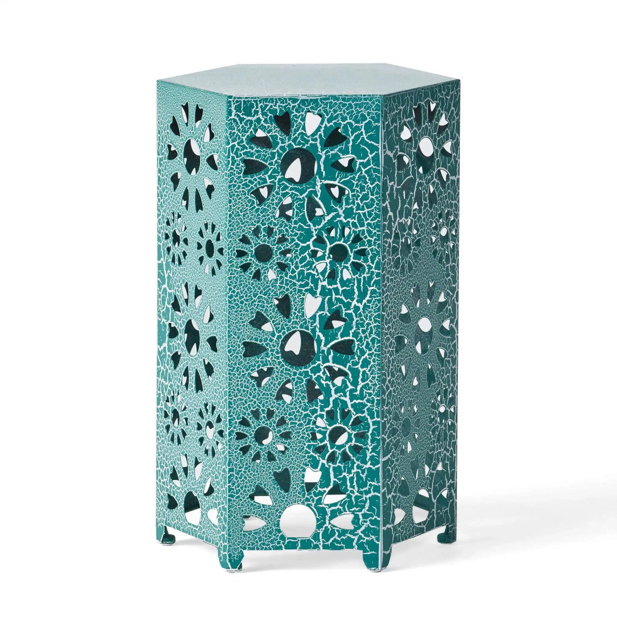 Galore - Side Table With Sunburst Cut Out Design - Best Buy Furniture