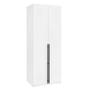 Lee - Free Standing Wardrobe Closet With Drawers And Shelves