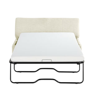 Twin Size Folding Ottoman Sleeper Bed With Mattress Convertible Guest Bed